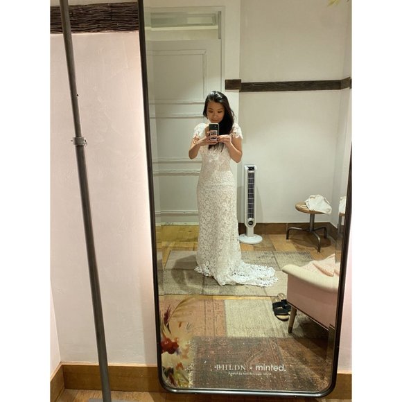 BHLDN Wtoo Francila Wedding Gown Lace Size 4 & 14 - Picture 8 of 9